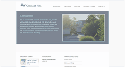 Desktop Screenshot of carriagehillcircle.com